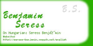 benjamin seress business card